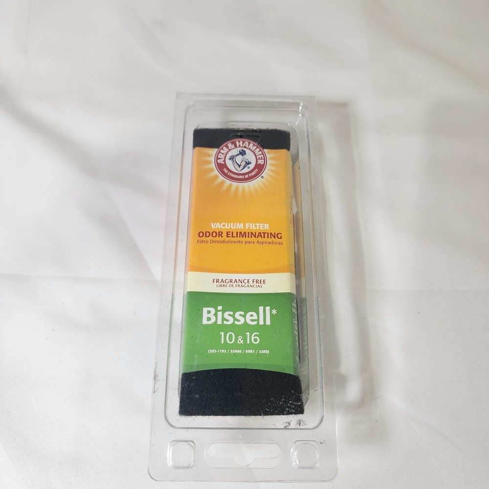 Bissell Vacuum Filter Kit Arm &‎ Hammer 10 & 16 Odor Eliminating  New